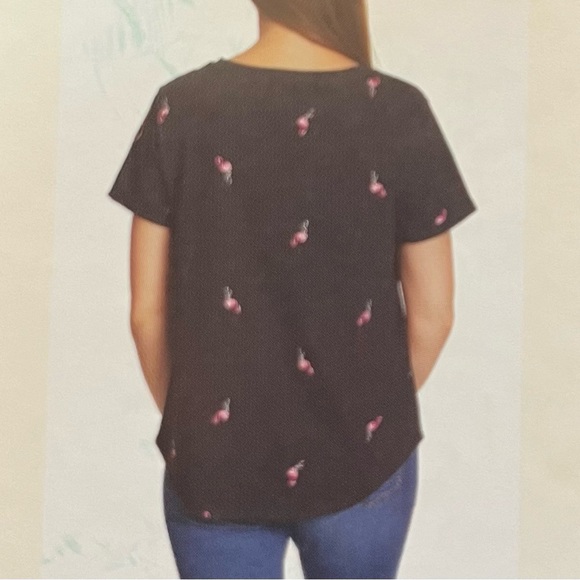 Vintage America Medium Weight Easy Fit Cotton Blend Embroidered Jersey Top - Picture 2 of 13